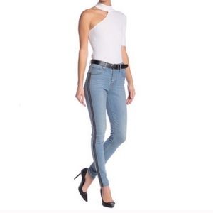 Levi’s 721 High-Rise Skinny Jeans with side stripe